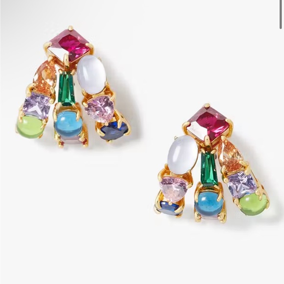 Kate Spade Showtime multicolor gemstone earrings